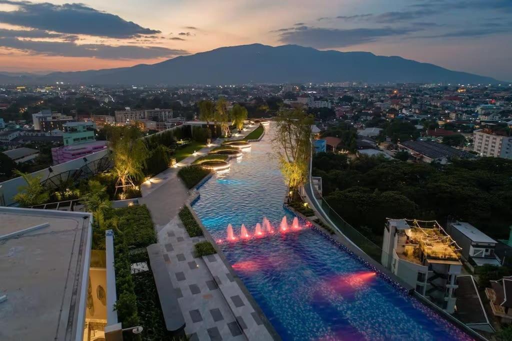 Astra Sky River无边泳池奢华温馨97㎡大三卧山景套房 Chiang Mai Extérieur photo